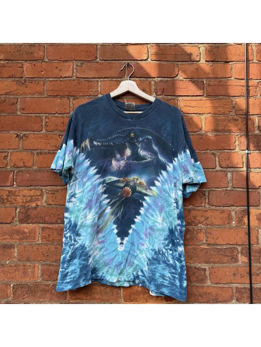 vintage Star Wars episode 1 Naboo abyss liquid blue t shirt